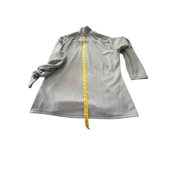 Adidas Mens Gray 1/4 Zip Long Sleeve Golf Textured Pullover Sweatshirt Size XL - Picture 4 of 7